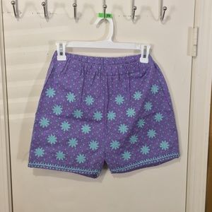 NEW * LUPE women's hearts flowers embroiderery pocketed high rise shorts NWOT